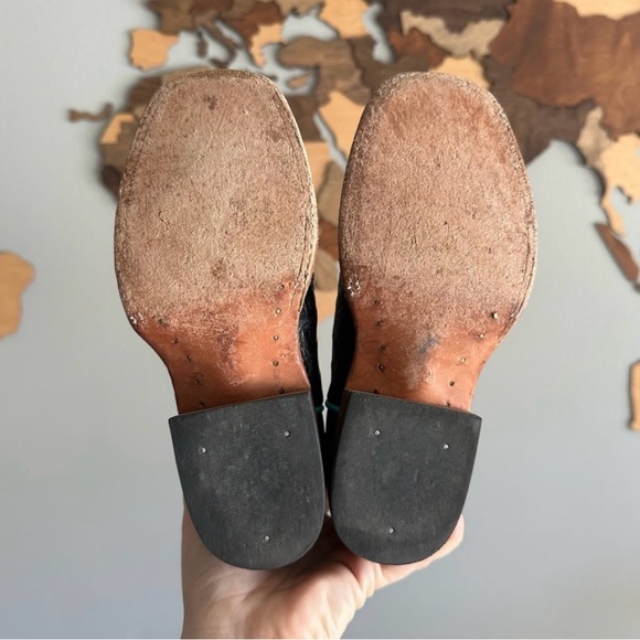 Macie Bean Caiman Reptile Print “Bite in Shining Armor” Cowgirl Boots Size 13 - Picture 7 of 10